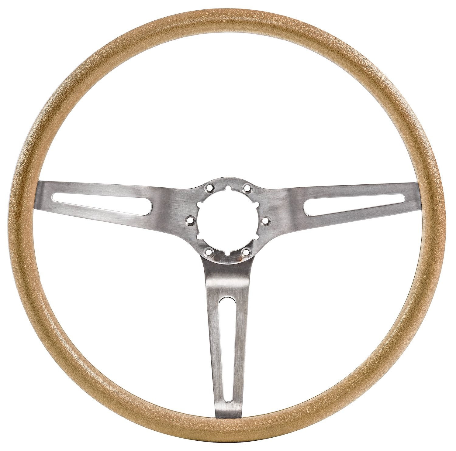 JEGS 3-Spoke Comfort Grip Steering Wheel Fits Select 1967-1972 Chevrolet Cars &