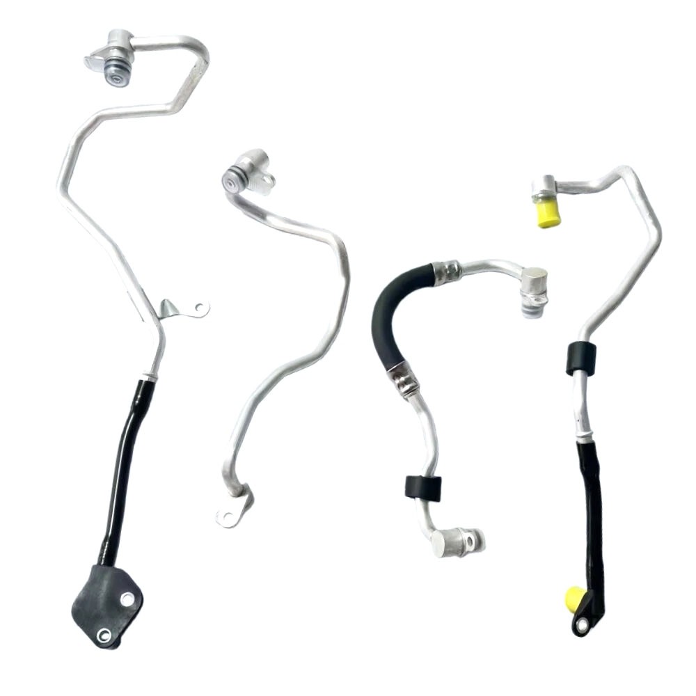 4x Turbo Coolant Hose Line for 2011-2018 Mercedes CLS550 GL550 E550 S550 GL550