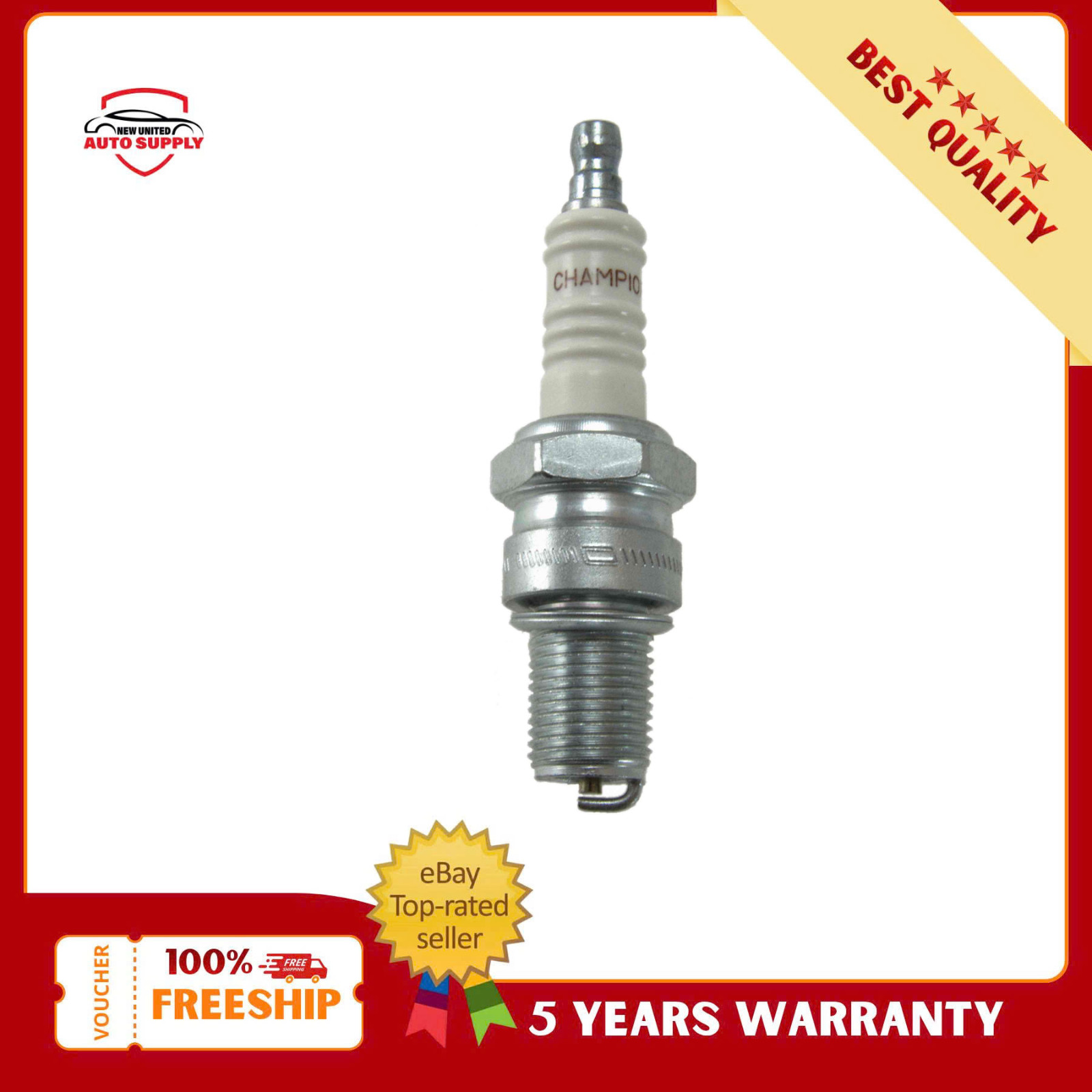 4 PCS Champion 801 Heat 3 2.0L Spark Plug for Subaru BRZ Yamaha Banshee