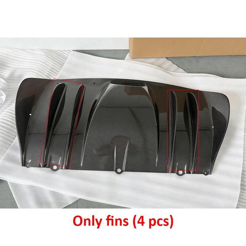 Real Carbon Rear Diffuser Fins (No Diffuser) for Ferrari F430 Coupe Spider 05-09