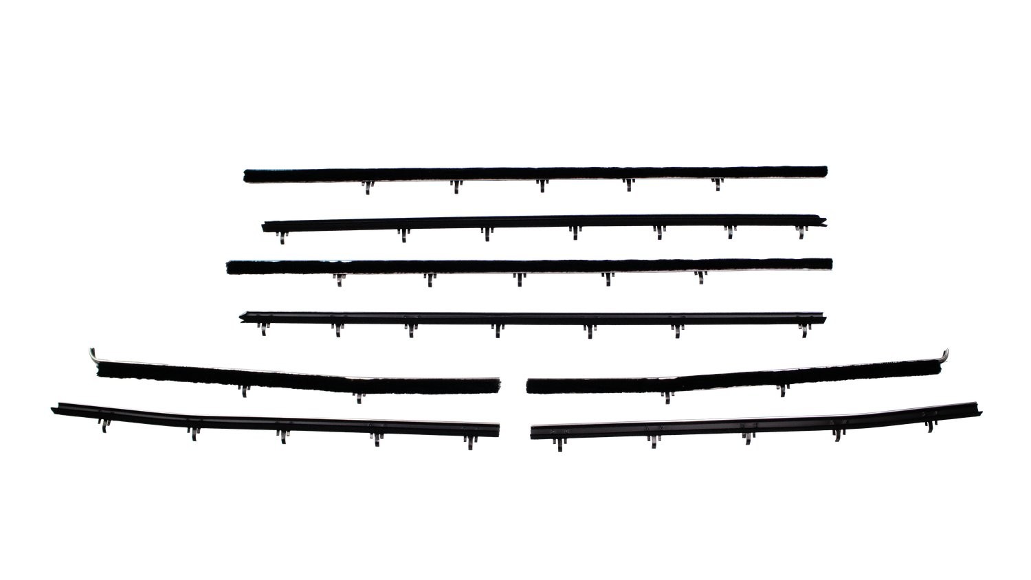 JEGS Complete Window Guide Felt Kit for 1966-1967 Chevrolet Chevelle 2-Door