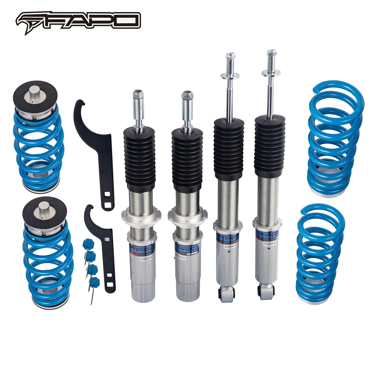 FAPO PS+ Series 16 Levels Damper Coilover for Audi A4 S4 2WD 4WD B8/8K 2009-2016