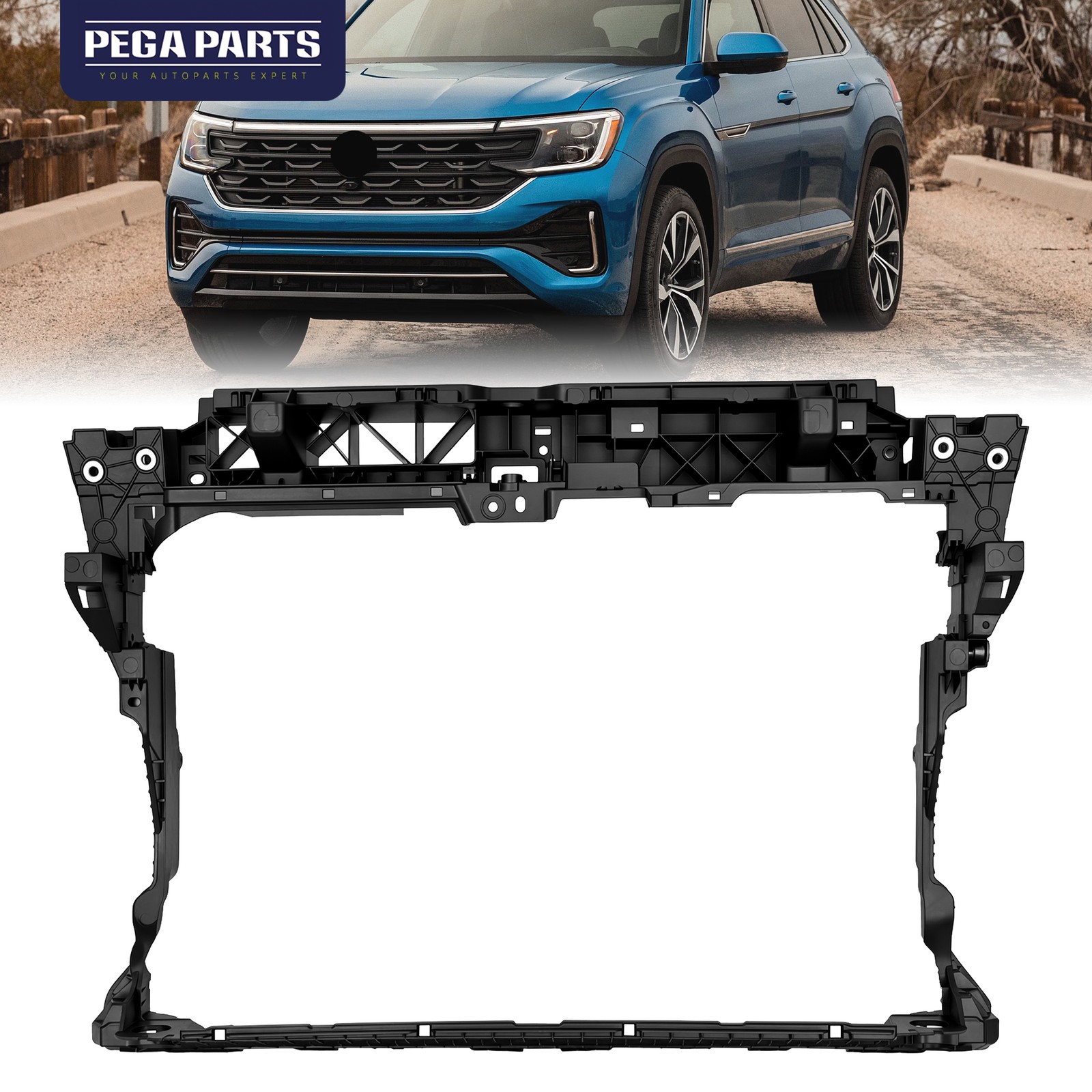 Radiator Support Core Carrier for 2024 Volkswagen VW Atlas Atlas Cross Sport