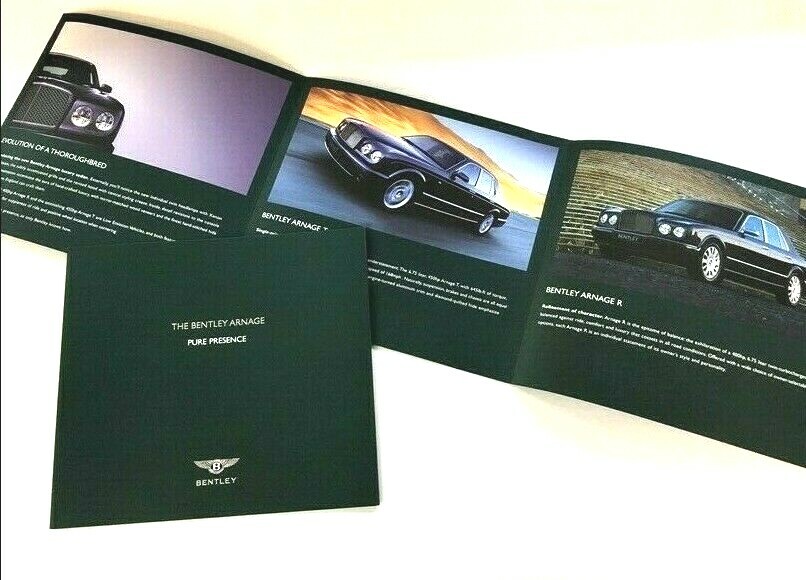 2004 2005 Bentley Arnage Original Car Sales Brochure Catalog - Arnage T R