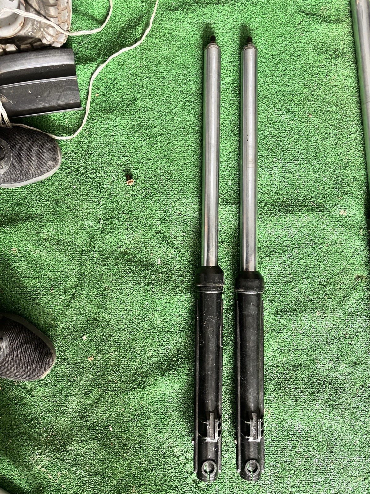 Vintage Husqvarna Front Forks Non Leading Axle 1977 and Older 35mm Nice Shape Vintage Husqvarna Front Forks Non Leading Axle 1977 and Older 35mm Nice Shape