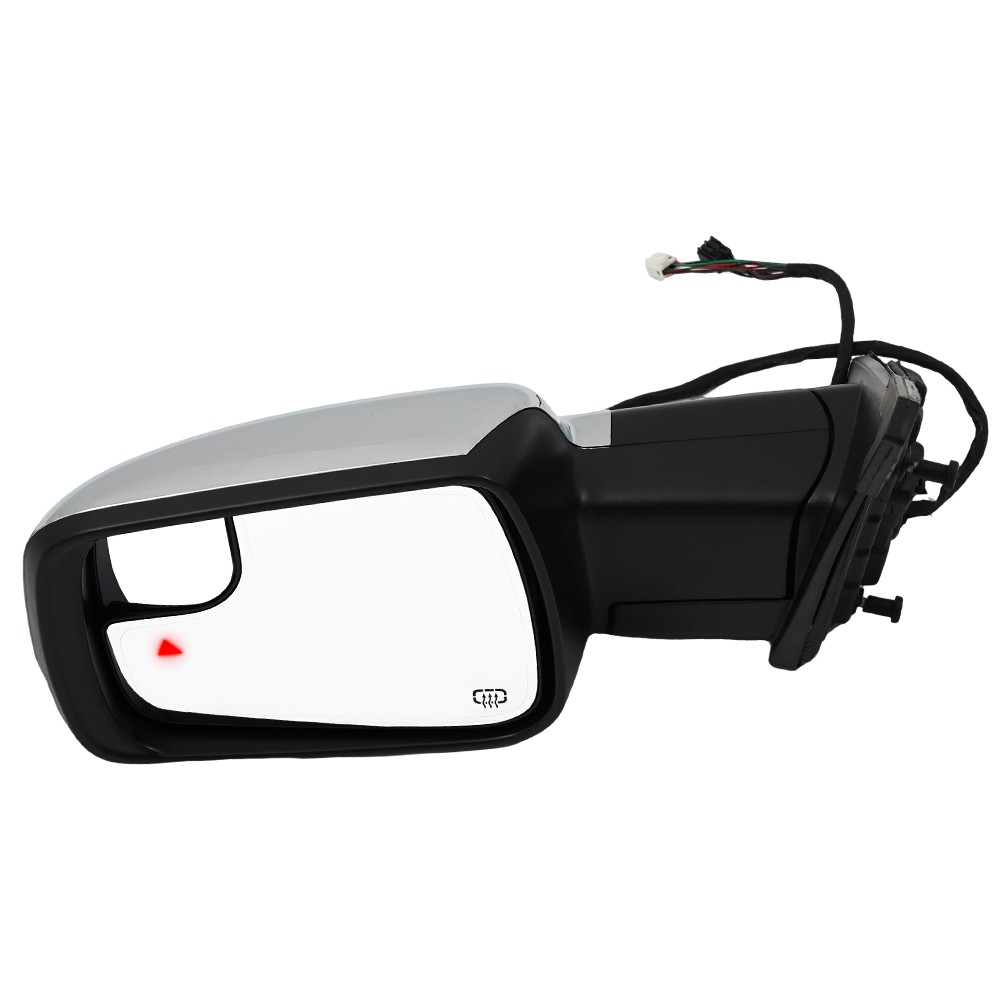 Chrome Driver Left Side Mirror for 2019-2022 Ram 1500 Power Folding Blind Spot
