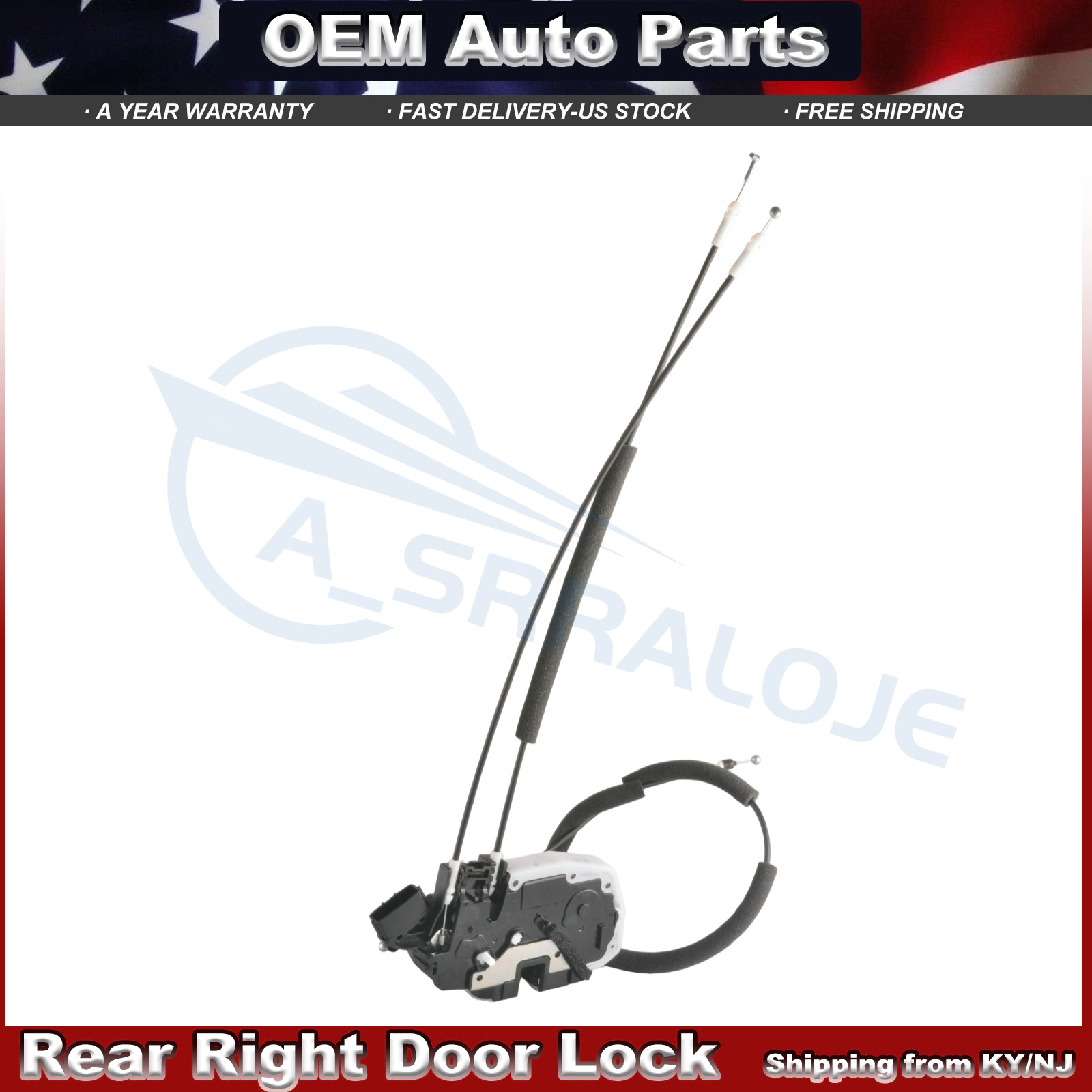 New Fit Nissan Versa 2012-2019 Sedan Car Rear Right w/Power Door Lock Actuator