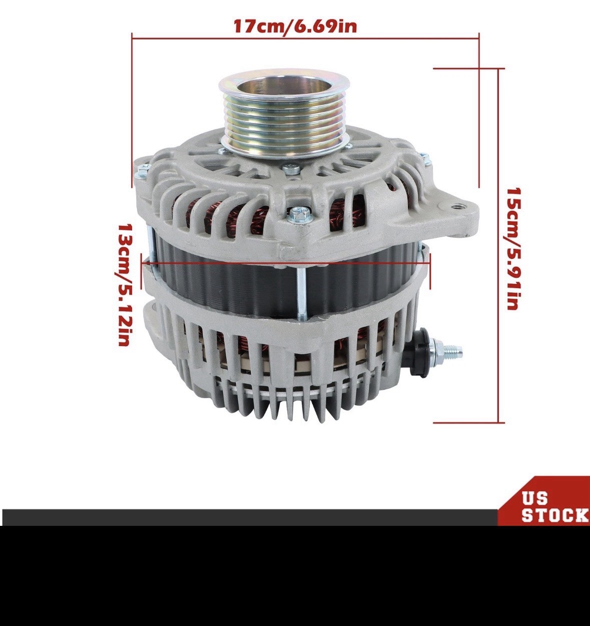 12V 130A Alternator For 2006-16 Nissan Altima/Maxima/Murano/Quest 3.5L V6 11341N