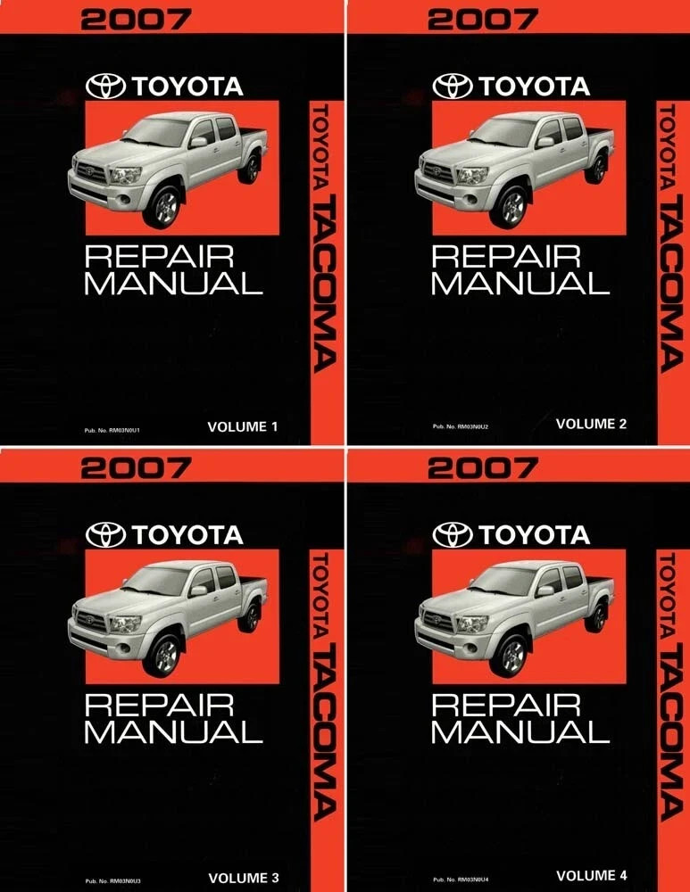 2007 Toyota Tacoma Shop Service Repair Manual Complete Set