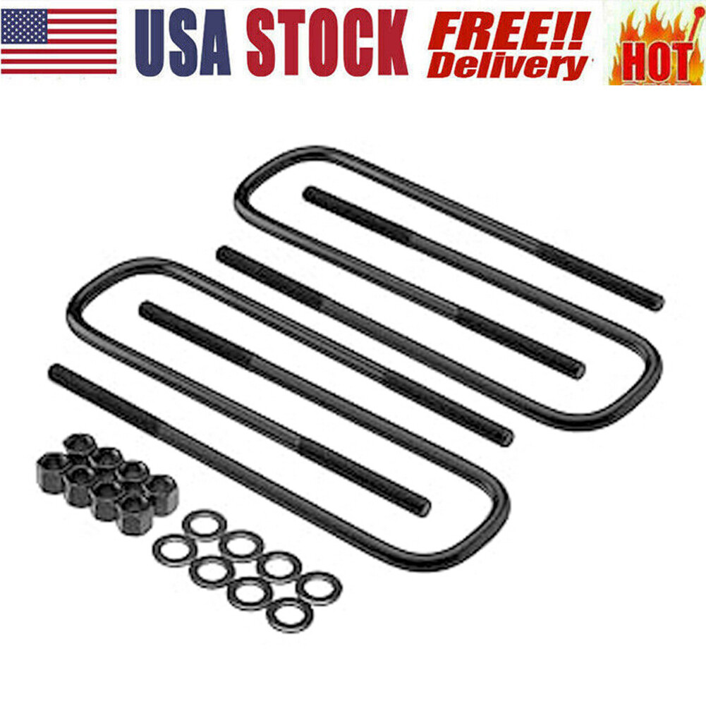 Front Lift U-Bolts Suspension Kits for 1980-2004 Ford F250 F350 Super Duty 4WD