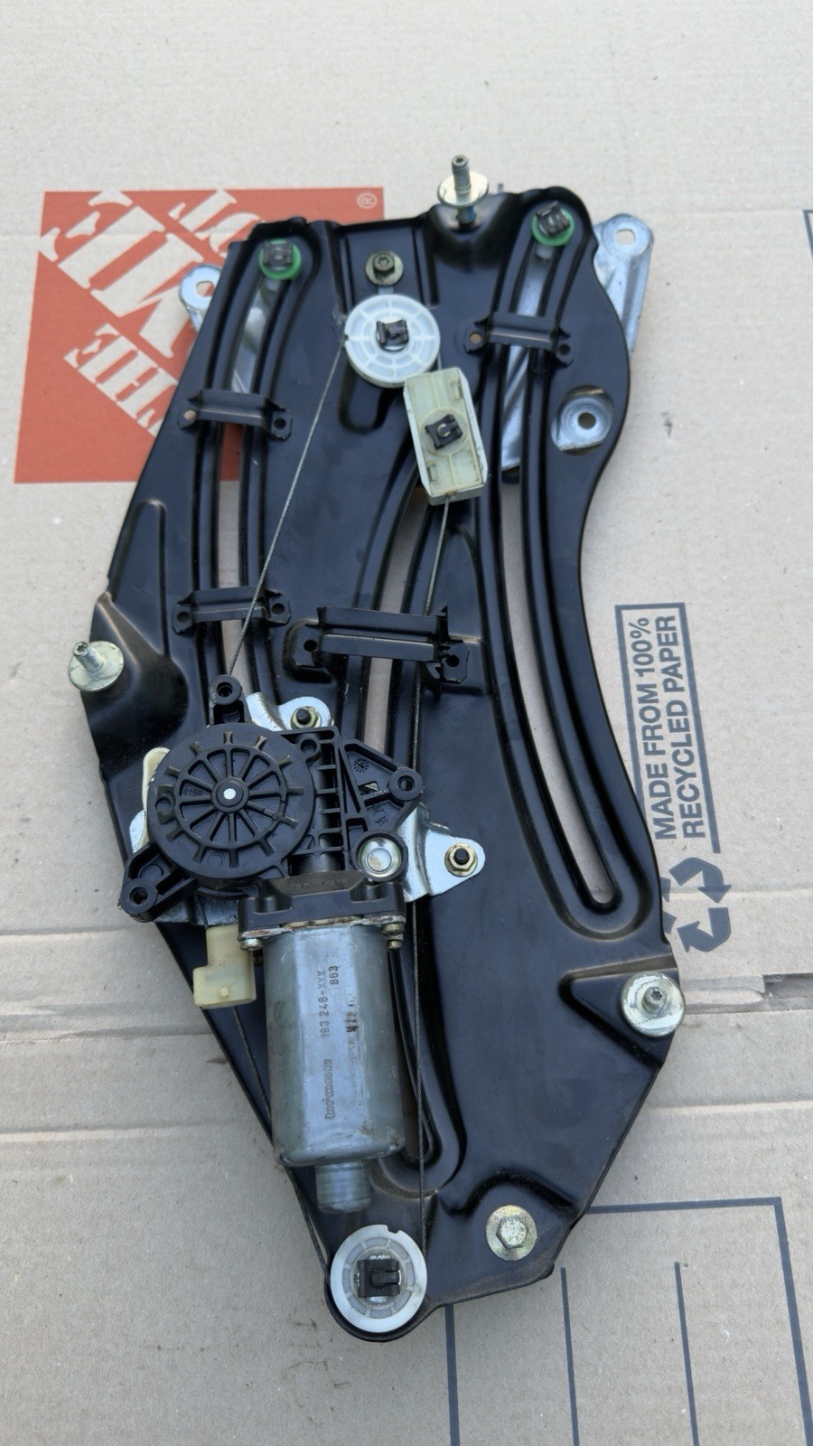 97-02 Jaguar XK8 Convertible Rear Left Quarter Window Regulator Motor TESTED OEM