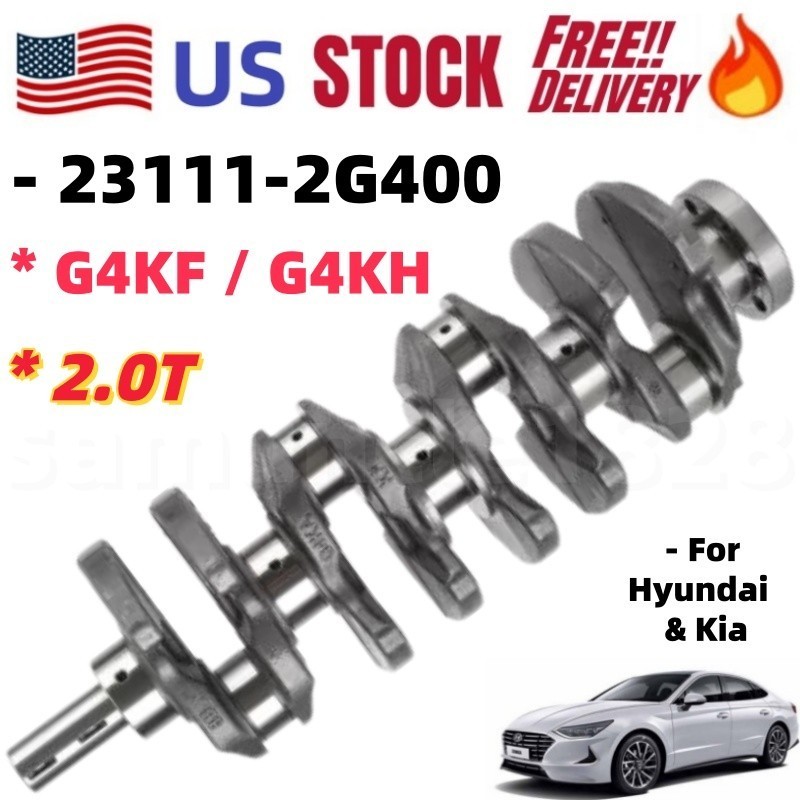 G4KF G4KH Engine Crankshaft For Hyundai Genesis Sonata Kia Optima Sportage 2.0L