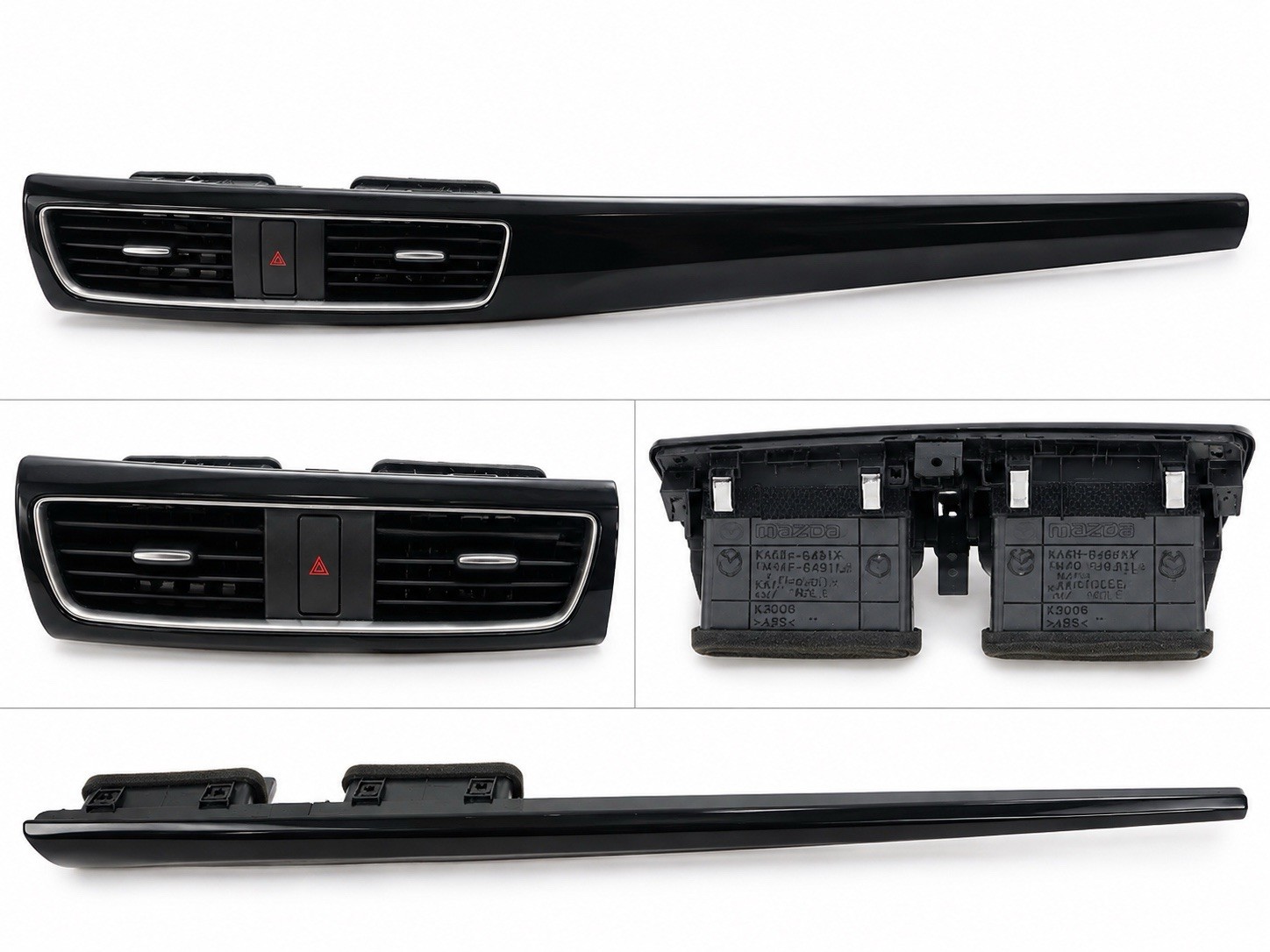 2013-2016 Mazda CX-5 Center Dash Air Vent Trim Hazard Switch KA0G-6491X OEM