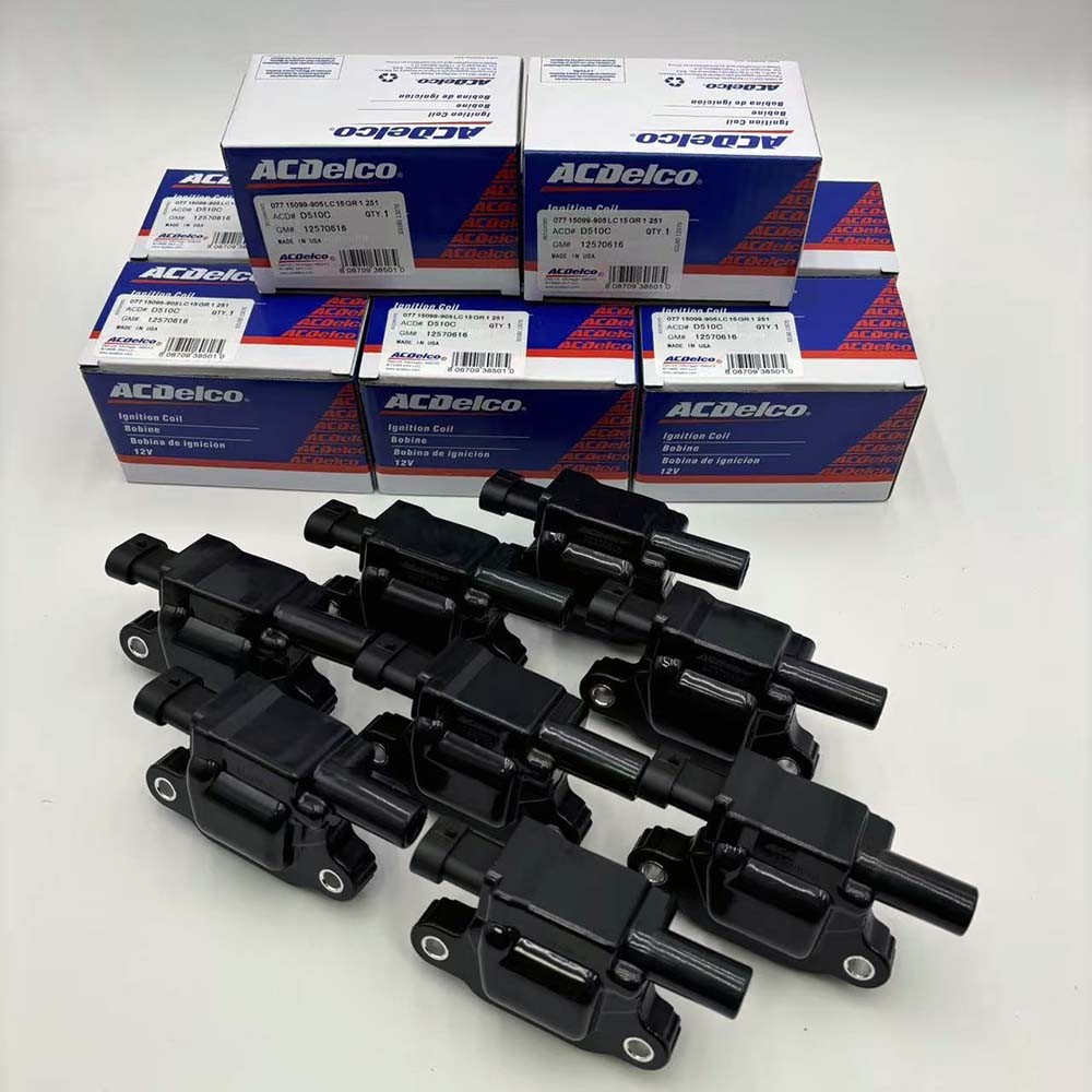 12611424 12570616 UF413 8PCS Genuine Ignition Coils D510C For Chevrolet GMC V8