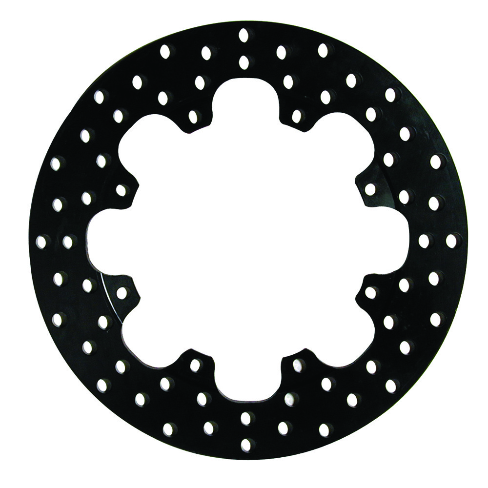 Wilwood 160-3202 Drilled Steel Front Drag Rotor, 11.75 x .350 Inch Wilwood 160-3202 Drilled Steel Front Drag Rotor, 11.75 x .350 Inch