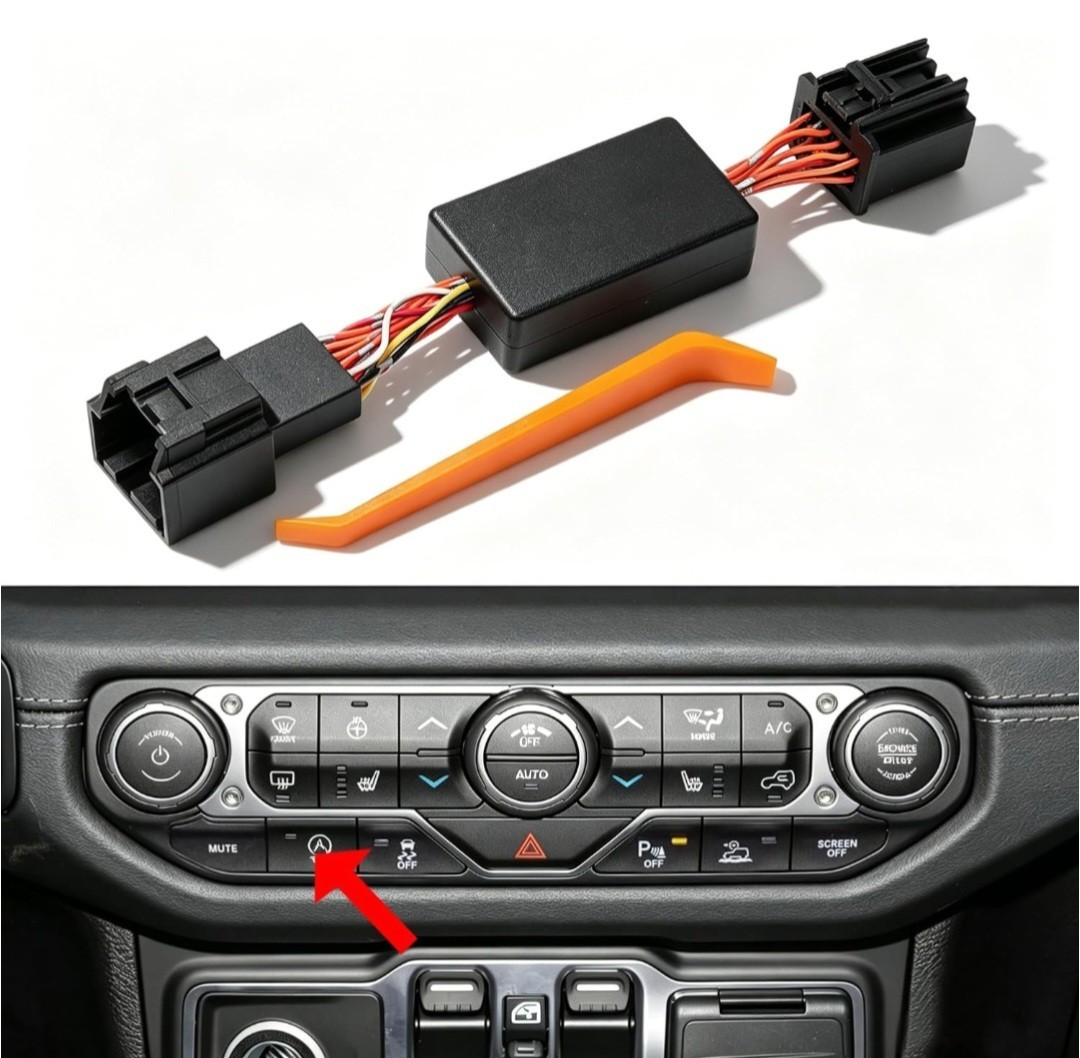 Auto Start Stop Eliminator for 2018-2024 Jeep Wrangler JL JLU Gladiator Plug