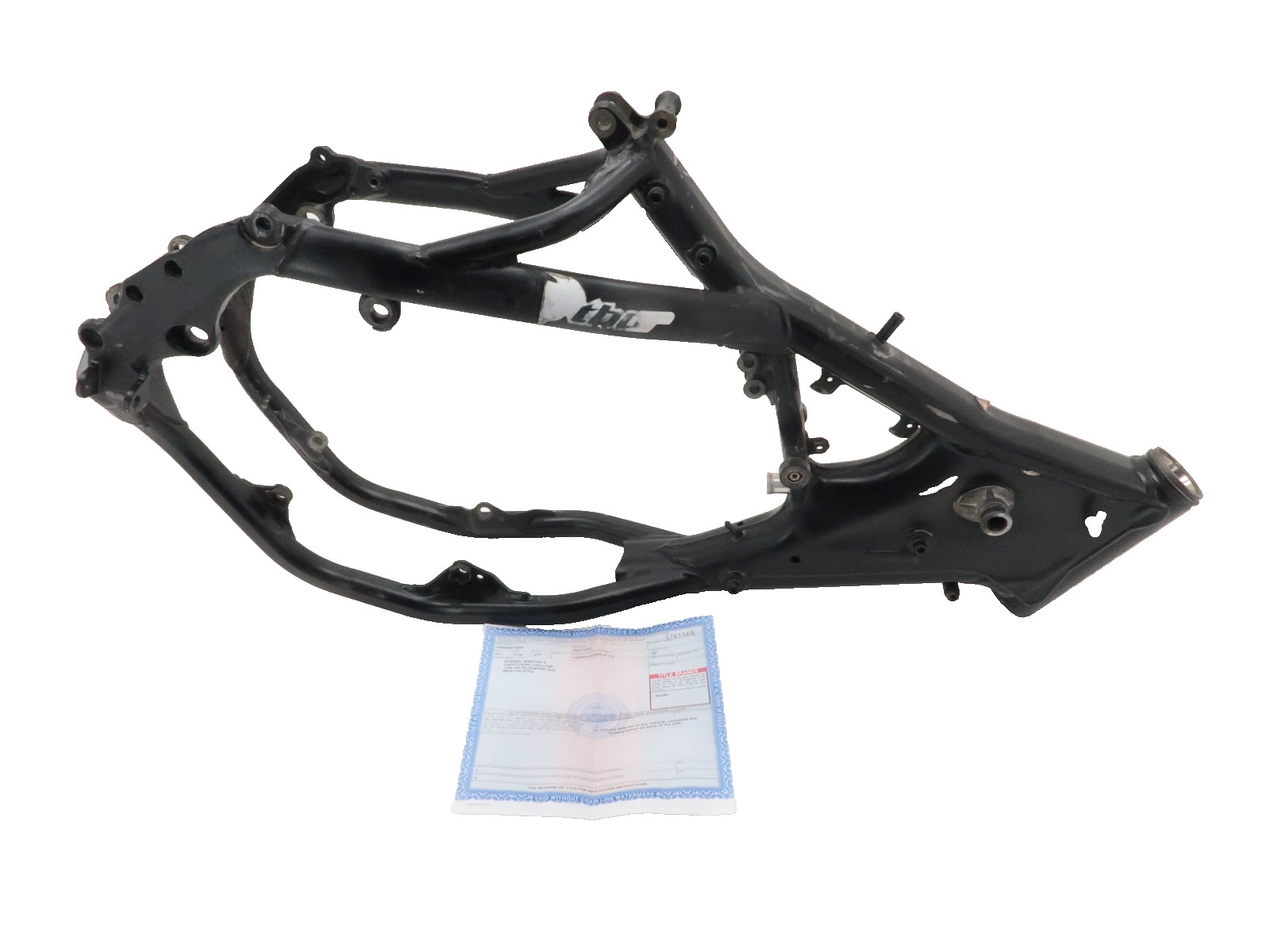 KTM 250SX-F - Stock Main Frame Chassis - CLEAN CLEAR T___ - 2011 250 SXF OEM