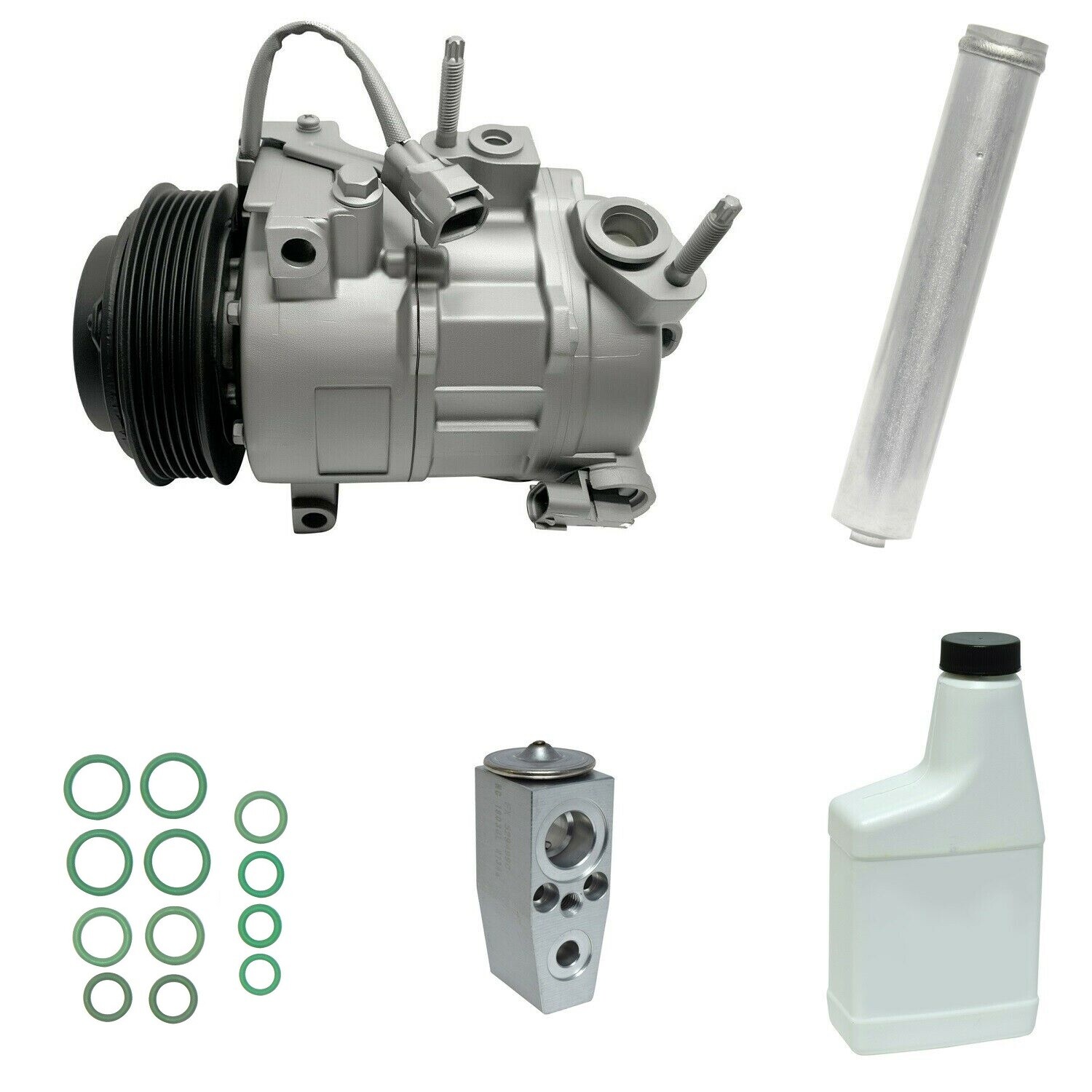 Reman AC Compressor Kit AIG340 Fits Challenger 5.7L, 6.2L, 6.4L 2015 - 2018