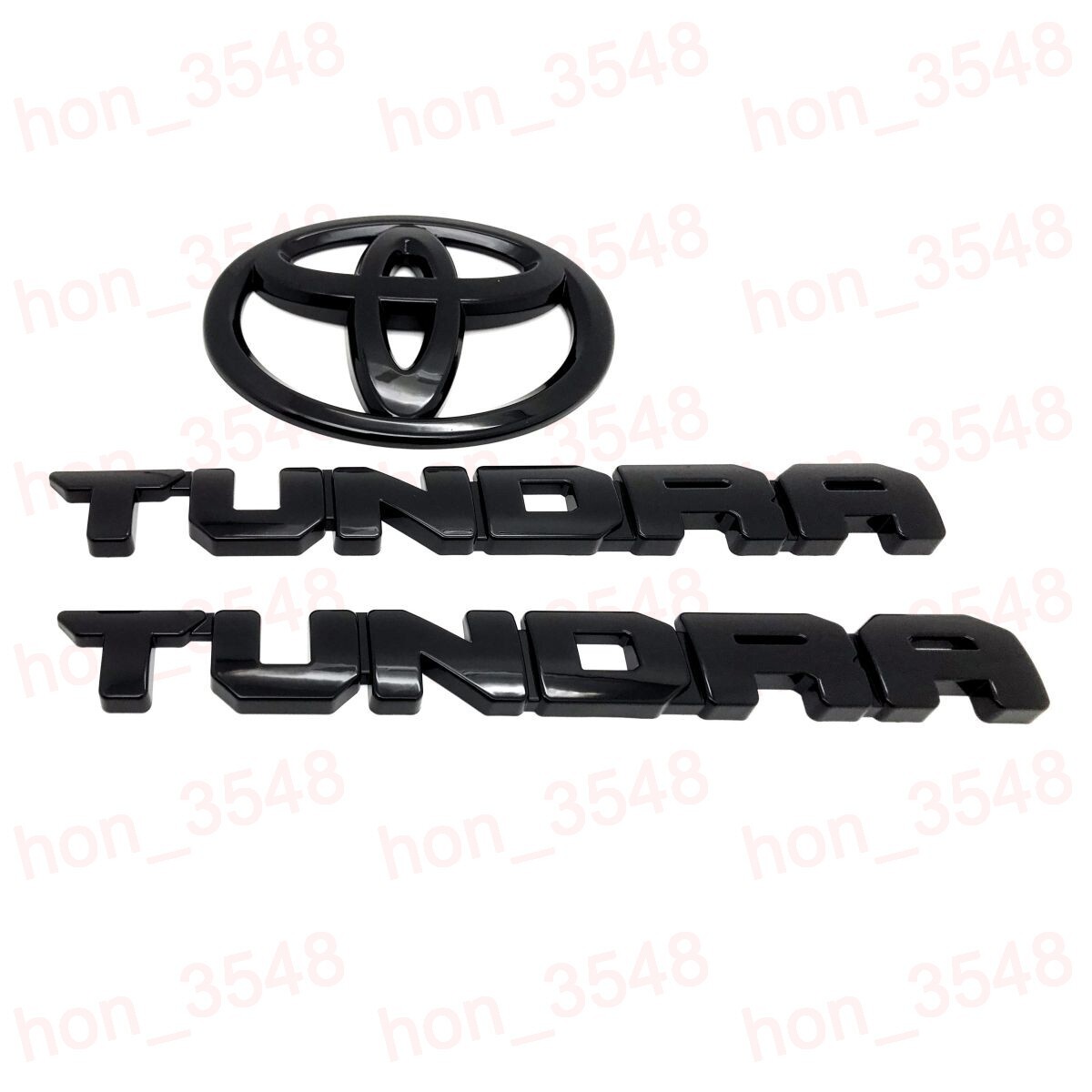 2022 - 26 Tundra Gloss Blackout Door Tundra Overlay Emblems Badge  SR5 4X4