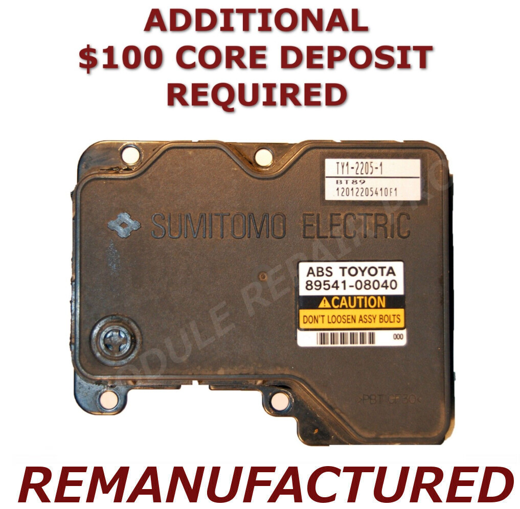 REMAN 02-03 Toyota Sienna ABS Pump Control Module EBCM EXCHANGE ANTI LOCK BRAKE
