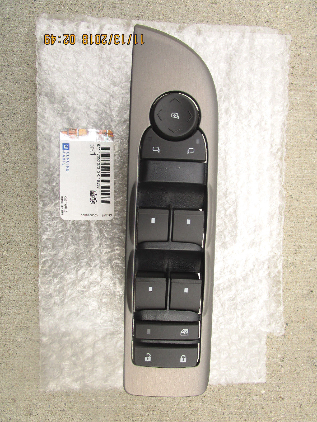 10 - 13 CHEVY TAHOE SUBURBAN LS LT MASTER POWER WINDOW SWITCH BRAND NEW 20877677
