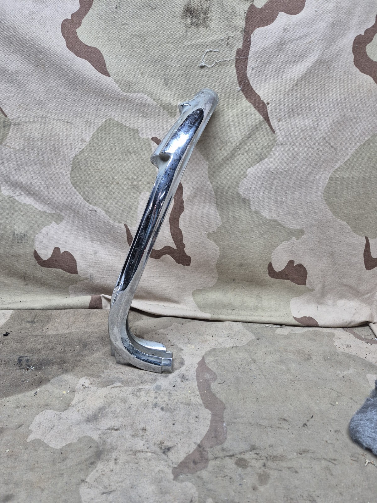 1956-1962 C1 Corvette Vette Right Rh Side Windshield Pillar Trim Chrome OEM