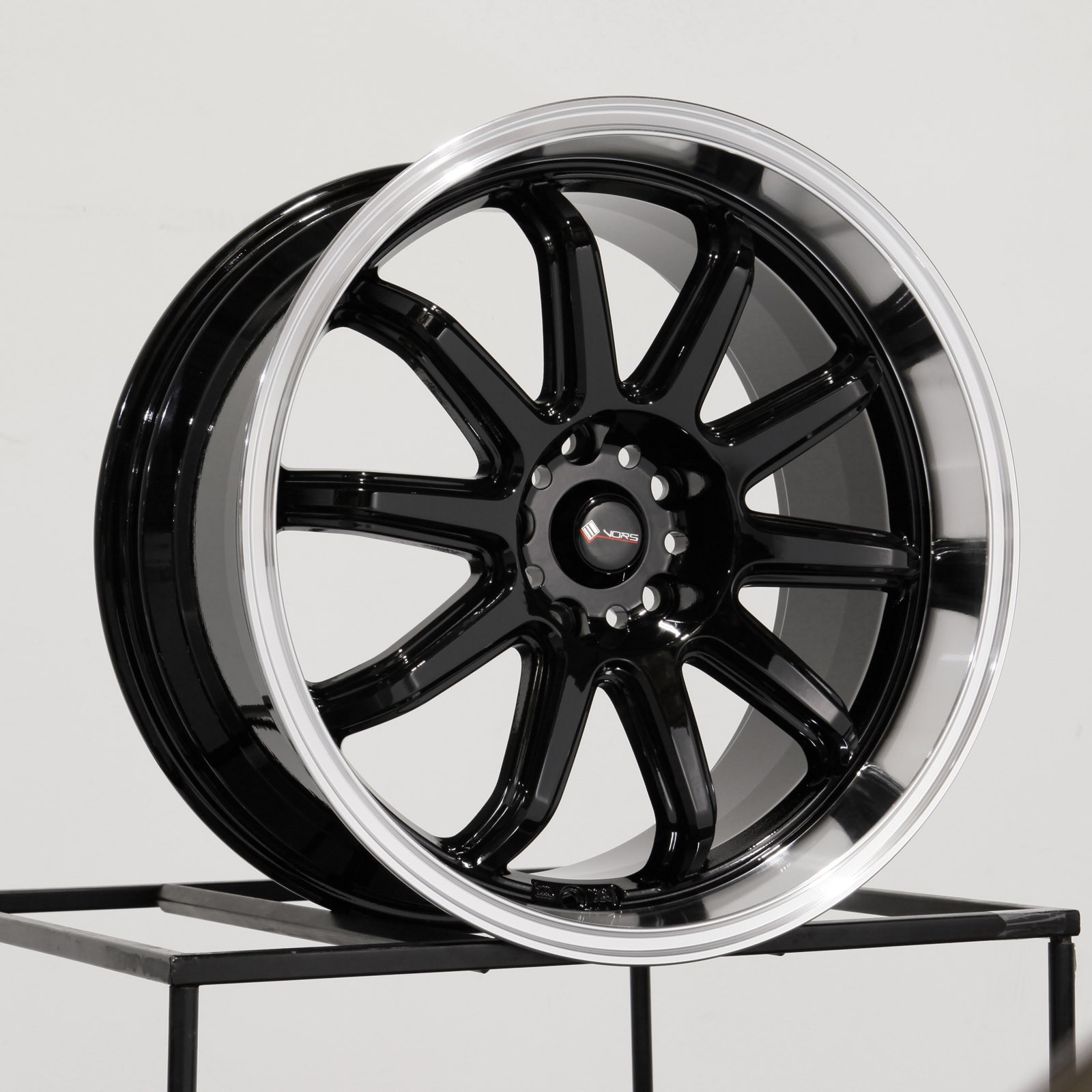 18x8.5/18x9.5 Vors SP2 5x114.3 35/35 Black Wheels Rims Set(4) 73.1 18x8.5/18x9.5 Vors SP2 5x114.3 35/35 Black Wheels Rims Set(4) 73.1