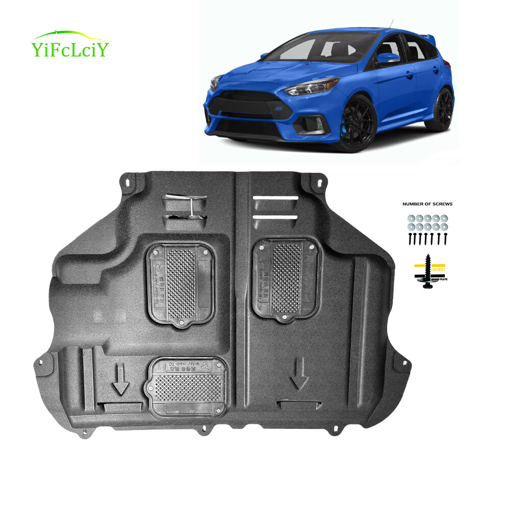 For 2016-2018 Ford Focus RS Under Engine Lower Cover Splash Shield Mud Guard