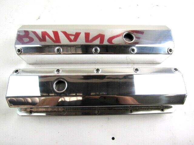 Oldsmobile V8 350, 400, 425, 455 Fabricated Aluminum Valve Cover Set Polished