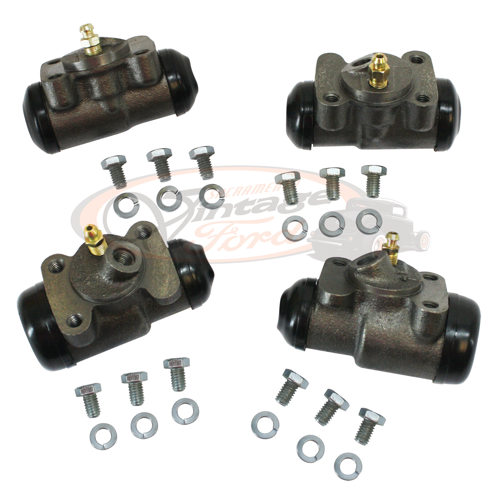 1939 1940 1941 1942 1946 1947 1948 Ford Wheel Cylinder Set FRONT & REAR Brake 1939 1940 1941 1942 1946 1947 1948 Ford Wheel Cylinder Set FRONT & REAR Brake