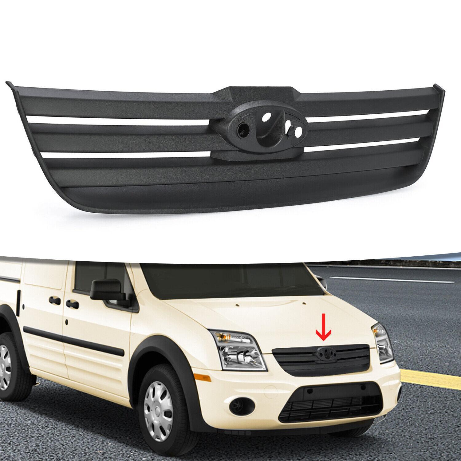 Front Grille Textured Black Grill For Ford Transit Connect 2010-2014 #FO1200538