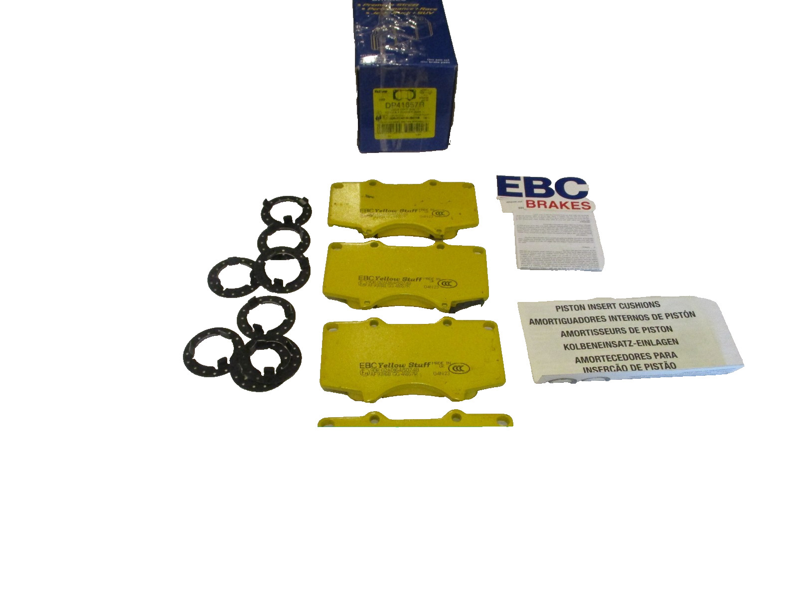 EBC Brakes Disc Brake Pad Set Yellowstuff Street And Track Brake Pads