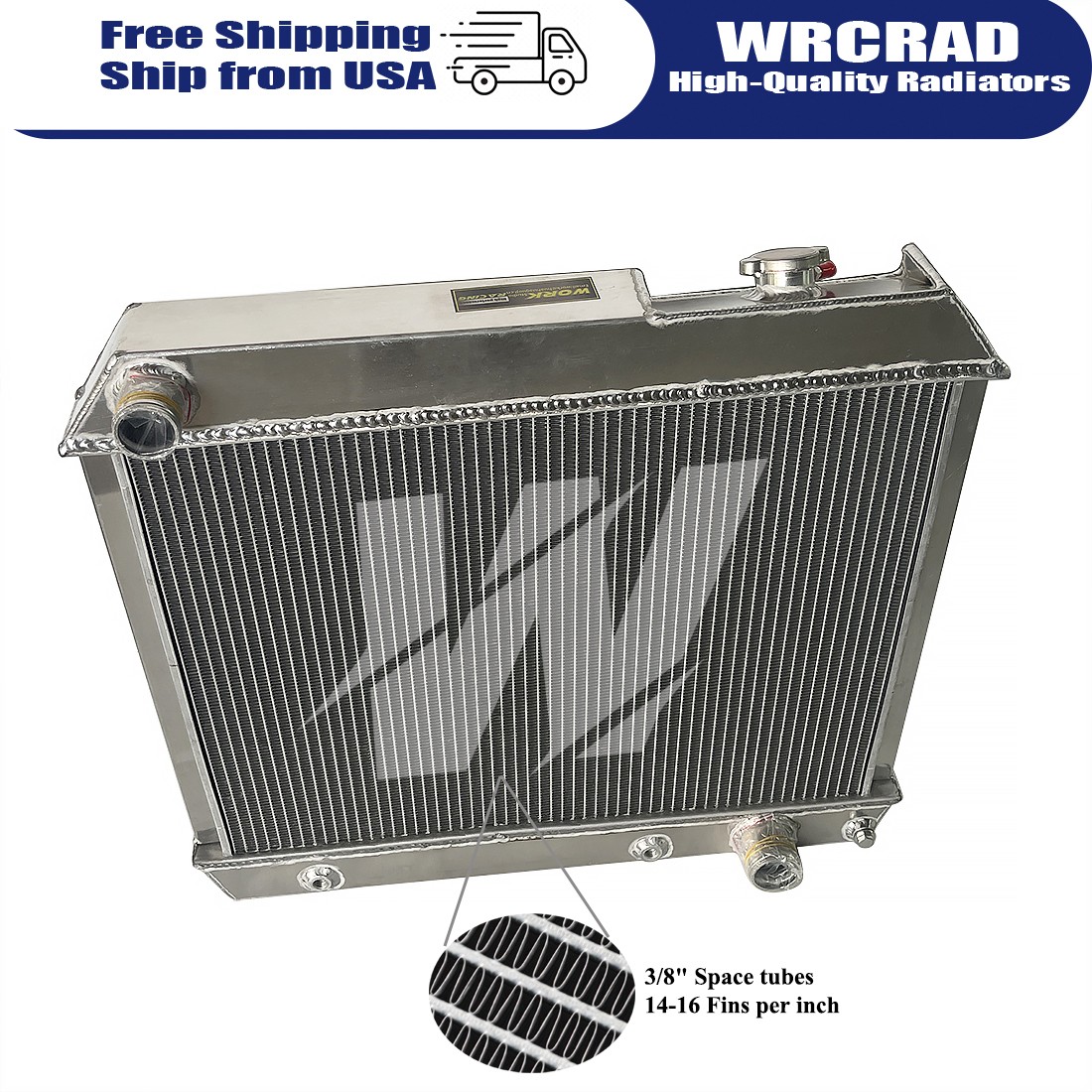 CU284 3Row Radiator For 1963-1966 Pontiac Bonneville Catalina Grand Prix Olds AT