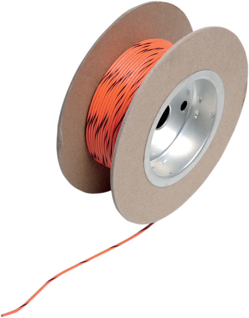 Namz Factory Style Primary Wire 18-Gauge Orange/Black 100 ft Ironhead/Shovelhead Namz Factory Style Primary Wire 18-Gauge Orange/Black 100 ft Ironhead/Shovelhead