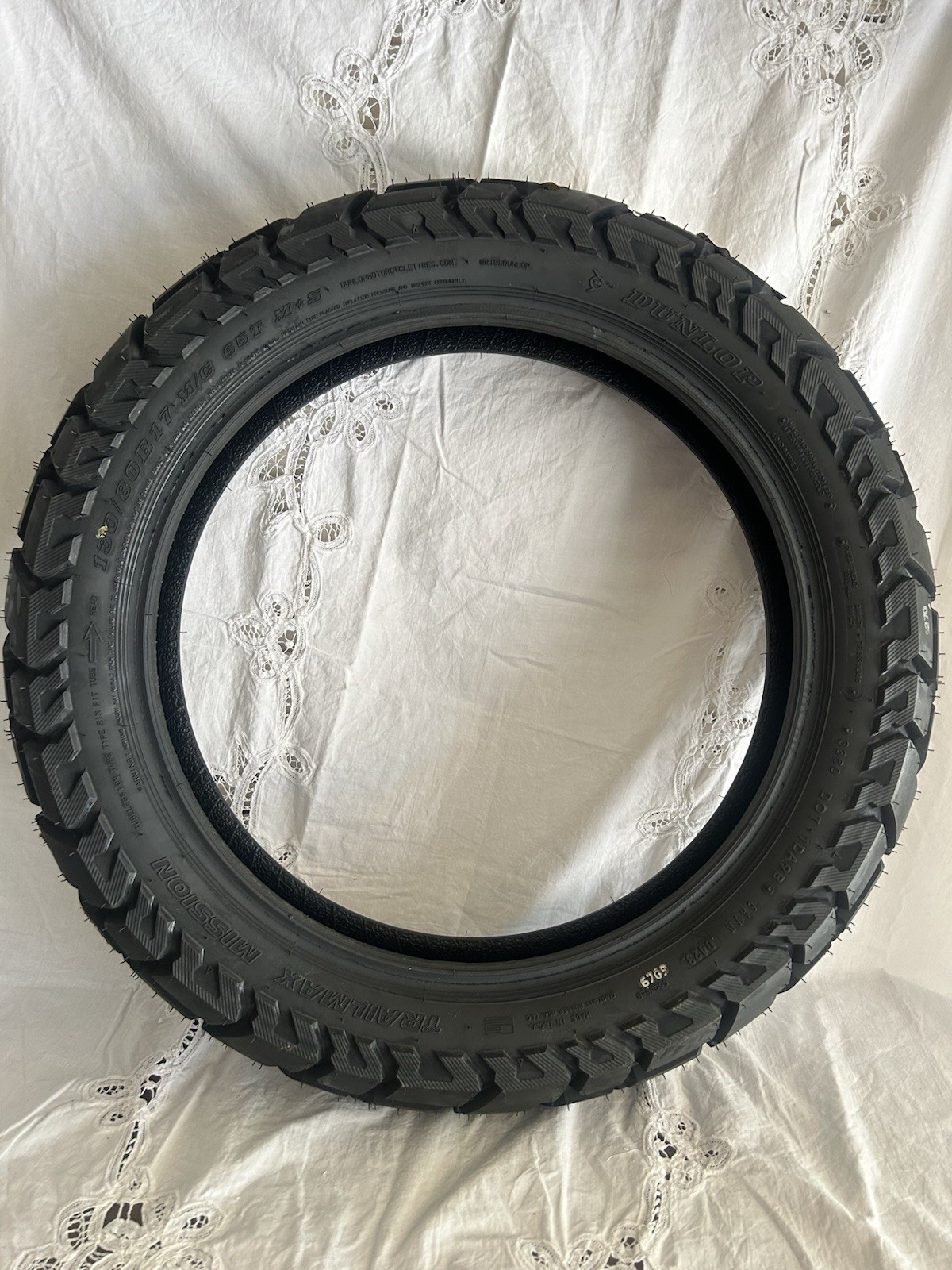 NEW Dunlop Trailmax Mission Rear Back Motorcycle Tire 130/80 130/80B17 17\