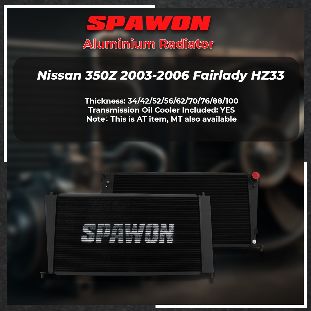 SPAWON Direct Fit Aluminum Radiator Ford F150 Heritage 2004 Expedition 99-04