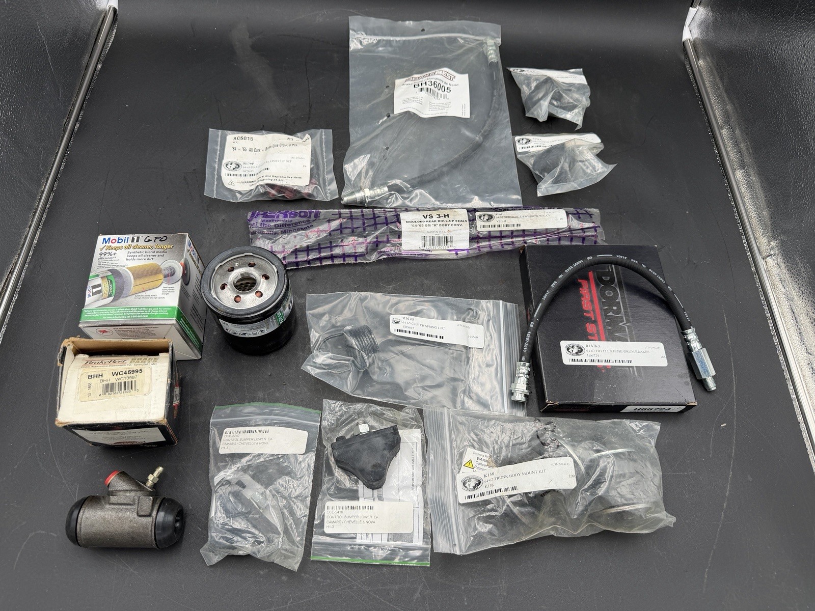 1964-1965 Pontiac GTO, Tempest, Lemans New Restoration Parts Lot 