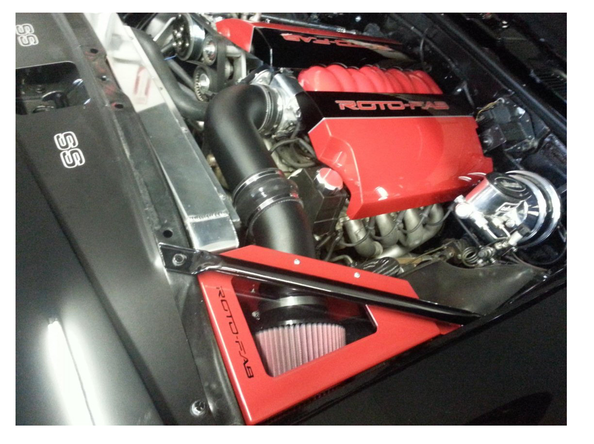 1 Gc Cold Air Intake W/Texture Black SS Elbow W/Maf Sensor Block