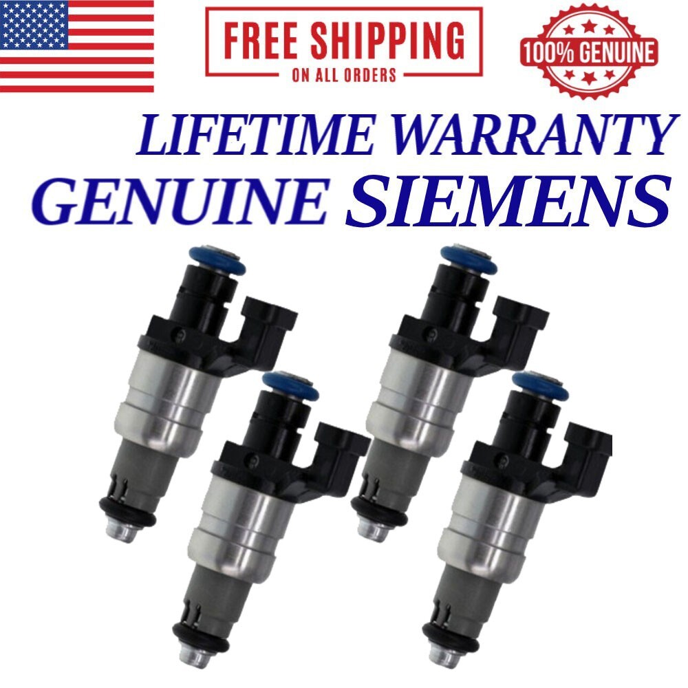 OEM Set (4) Siemens Fuel Injectors 12564446 Fits 2004 Saturn L300 2.2L I4