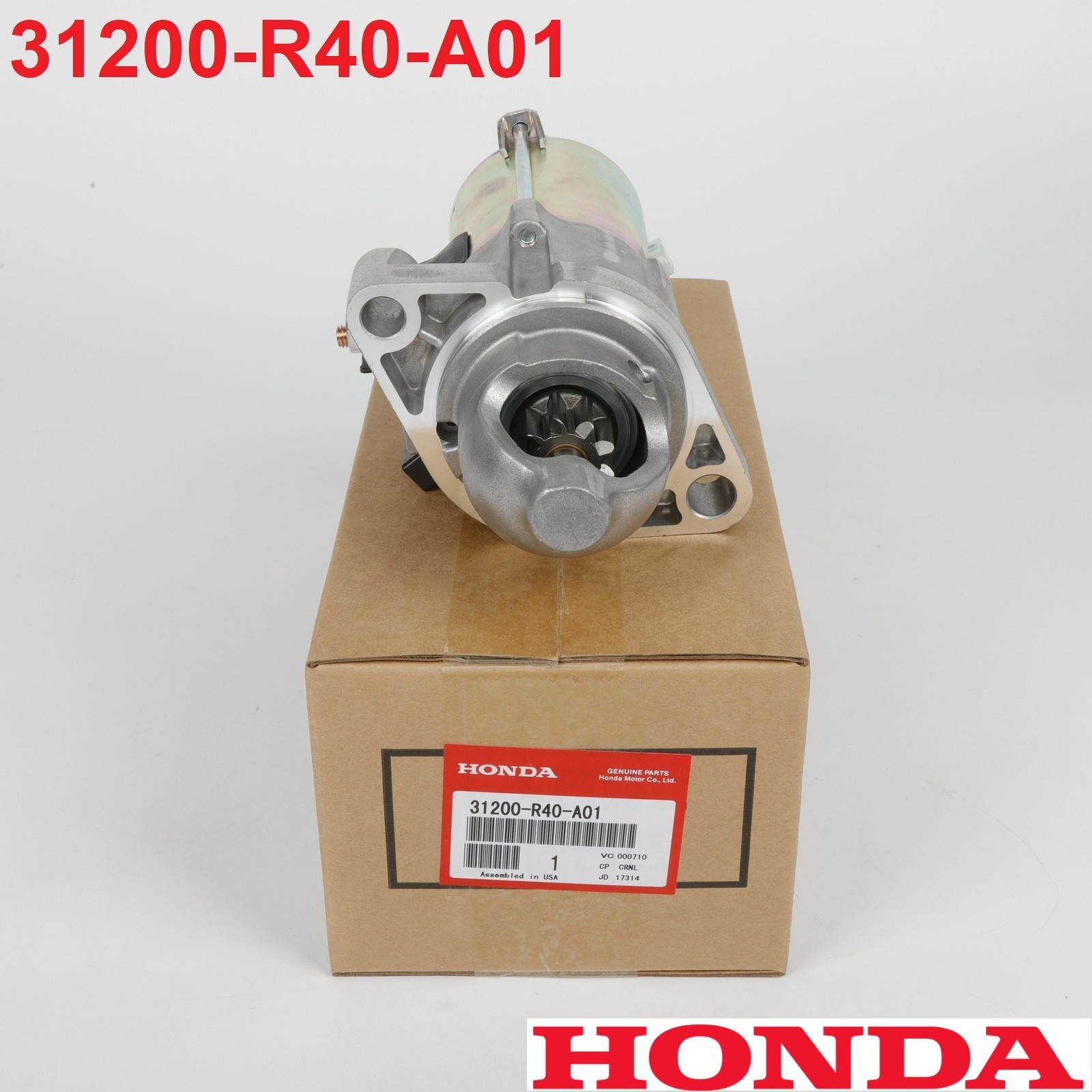 OEM Genuine Starter For 2008-12 Accord CR-V Element Acura TSX 2.4L 31200-R40-A01