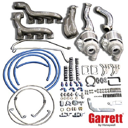Garrett GT2871R Bolt-On Twin Turbo Kit for 05+ Ford Mustang GT V8
