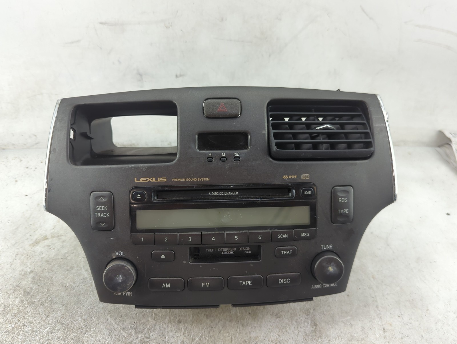 2002-2003 Lexus Es300 Am Fm Cd Player Radio Receiver EXYB1