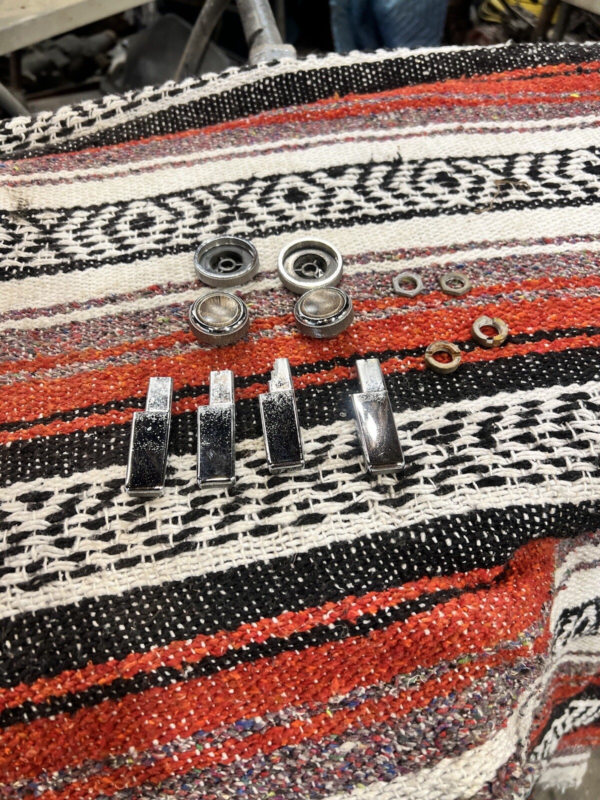 1969-1970 Cadillac Cad Radio Buttons Knobs Discs  Original GM 69 70