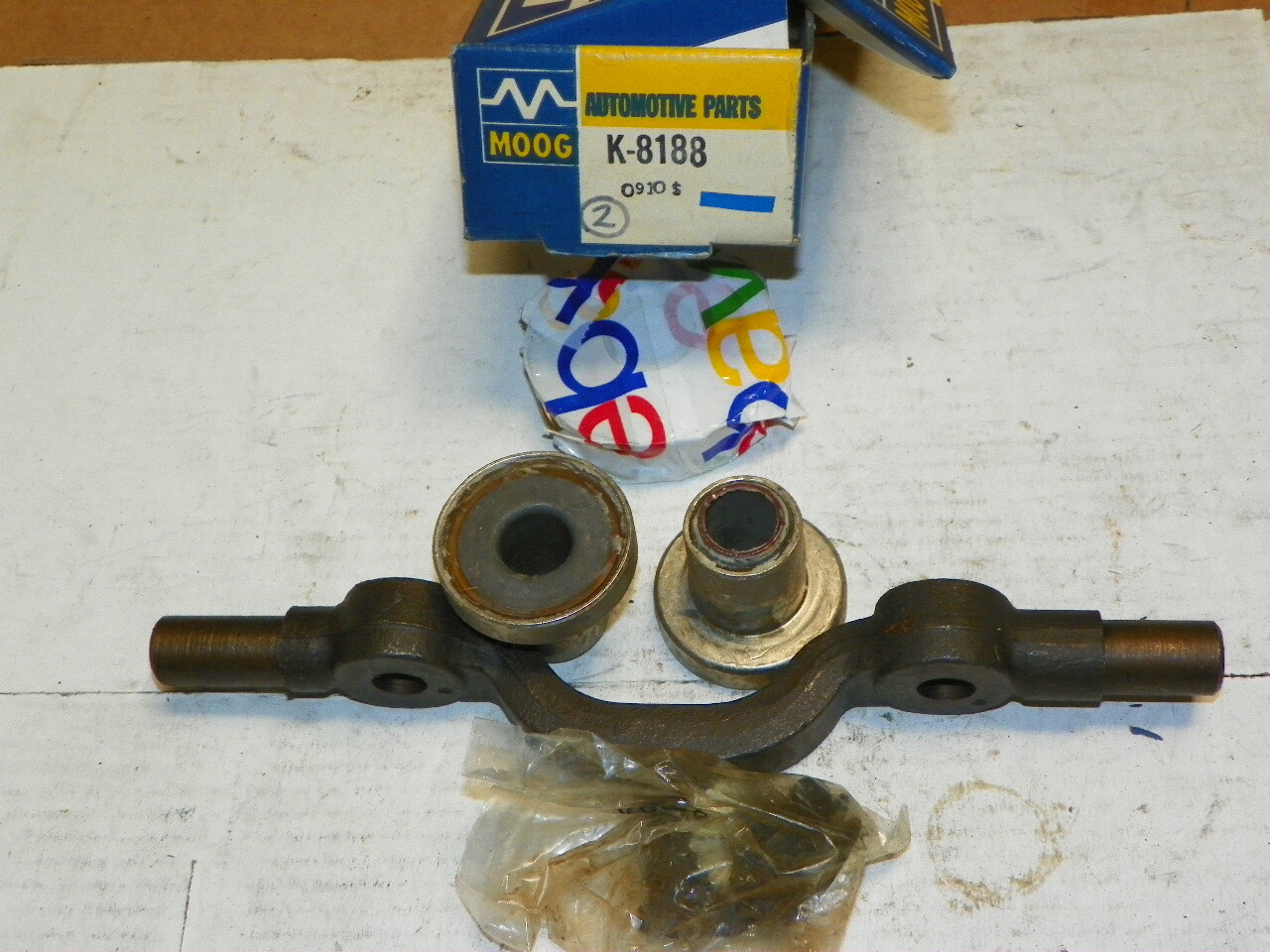 Genuine Moog K8188 Left Upper Control Arm Shaft Kit Lincoln 1967-1969 NORS