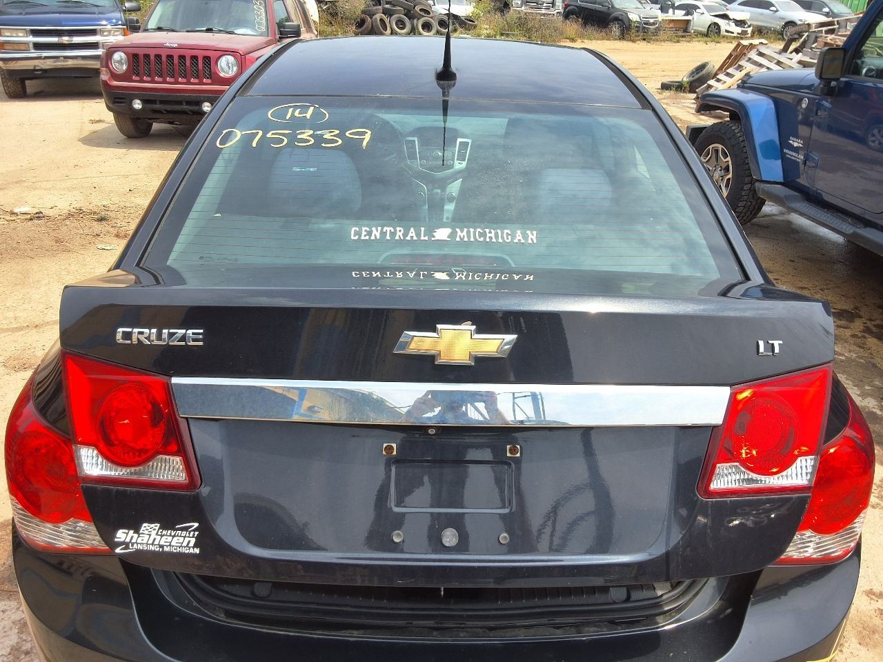 Trunk/Hatch/Tailgate VIN P 4th Digit Limited Fits 11-16 CRUZE 1377547