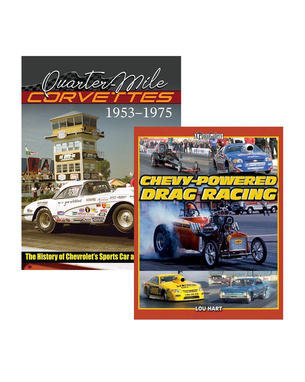Quarter-Mile Corvettes & Chevy-Powered Drag Racing 2 Book Set
