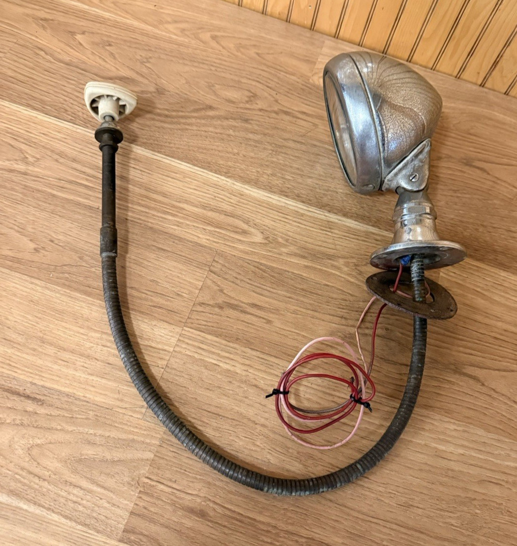 Vintage Boat Spotlight Ivalite Dash Control Spot Deluxe Works & needs work Vintage Boat Spotlight Ivalite Dash Control Spot Deluxe Works & needs work