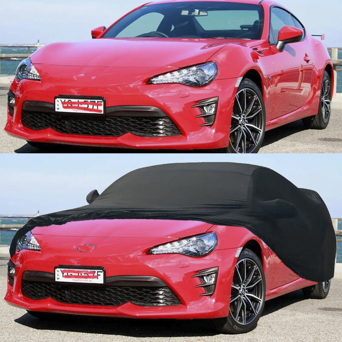 For Toyota FT 86 Celica Indoor Car Cover Stretch Satin Dustproof Scratch Dust
