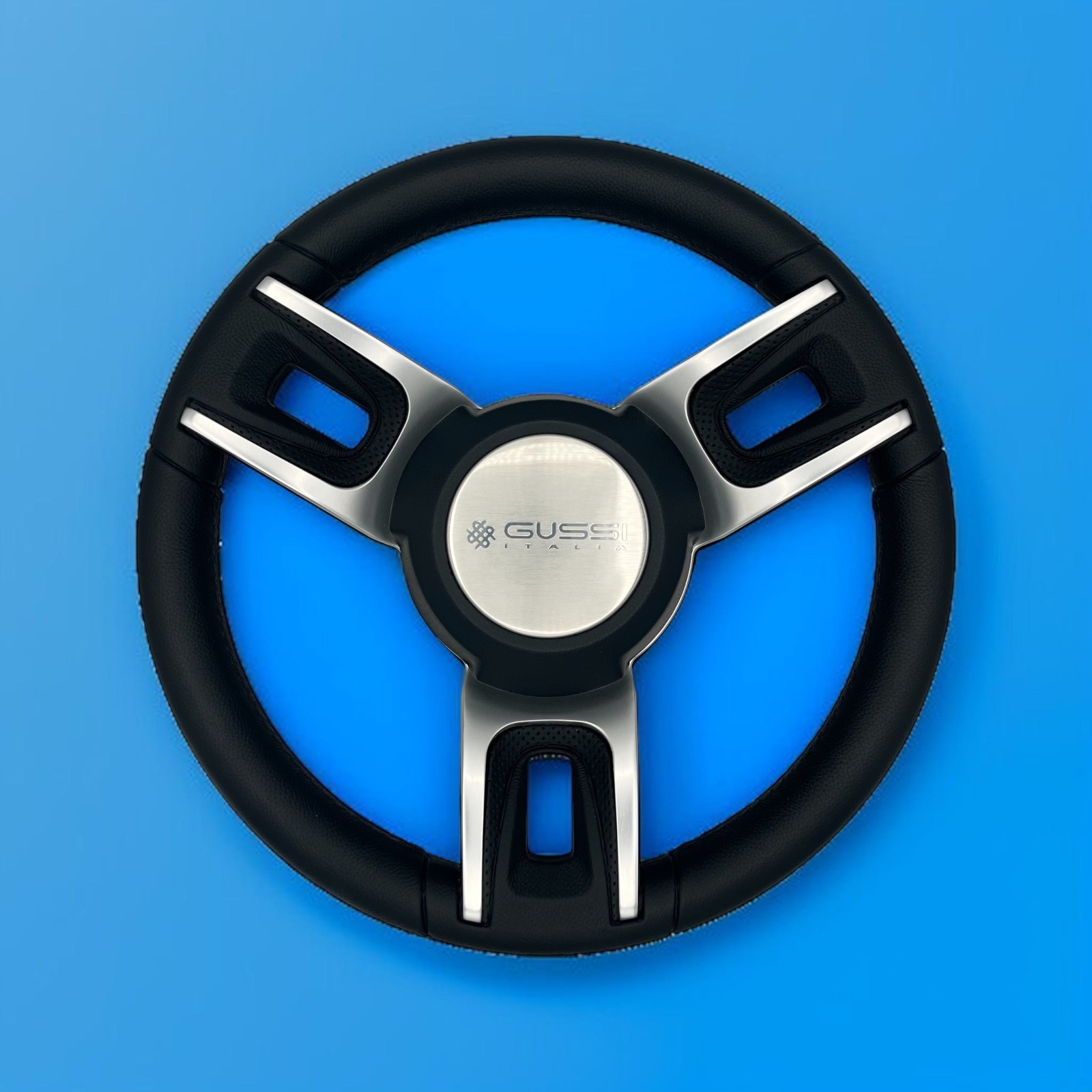 Gussi Italia Black Model 702 Steering Wheel | Gussi Italia Gussi Italia Black Model 702 Steering Wheel | Gussi Italia