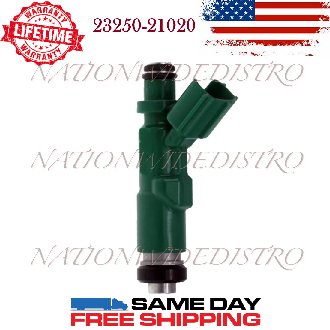 1x OEM DENSO FUEL INJECTOR FOR 2001-2009 Toyota Prius 1.5L L4 23250-21020